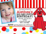 Clifford the Big Red Dog Birthday Invitations A Clifford the Big Red Dog Party Bobbleheadbaby