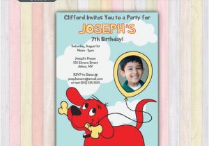 Clifford the Big Red Dog Birthday Invitations Clifford the Big Red Dog Birthday by thecompletepartyshop