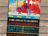 Clifford the Big Red Dog Birthday Invitations Clifford the Big Red Dog Birthday Invitation by