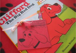 Clifford the Big Red Dog Birthday Invitations Palm Trees Of Iowa Riley 39 S Clifford the Big Red Dog Birthday