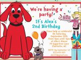 Clifford the Big Red Dog Birthday Invitations Unavailable Listing On Etsy
