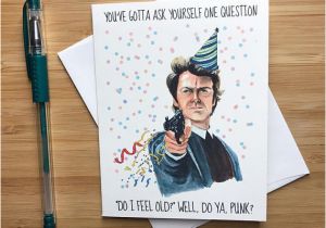 Clint Eastwood Birthday Card Funny Clint Eastwood Birthday Card Man Card Birthday Card