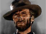 Clint Eastwood Birthday Card Quot Clint Eastwood Quot Greeting Cards by Wayne Dowsent Redbubble