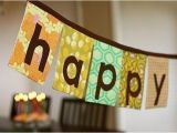 Cloth Happy Birthday Banner Pattern Happy Birthday Fabric Banner Pdf format by