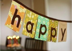 Cloth Happy Birthday Banner Pattern Happy Birthday Fabric Banner Pdf format by