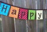 Cloth Happy Birthday Banner Unavailable Listing On Etsy