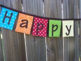 Cloth Happy Birthday Banner Unavailable Listing On Etsy