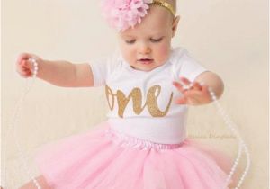 Clothes for First Birthday Girl First Birthday Outfit Girl 1st Birthday Girl Outfit Pink and