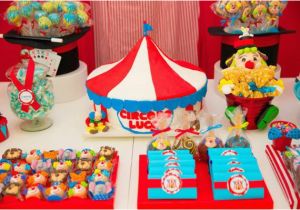 Clown Birthday Party Decorations Kara 39 S Party Ideas Circus Carnival 1st Birthday Boy Girl