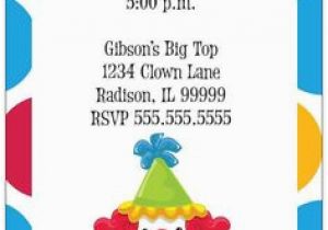 Clown Birthday Party Invitations 1000 Images About Circus Clown Birthday Party On