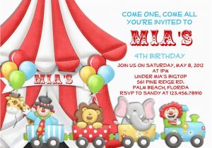 Clown Birthday Party Invitations Carnival Birthday Invitations Ideas Bagvania Free