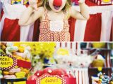 Clown Decorations for Birthday Party Circus Birthday Party Ideas Circus themed Birthday Party