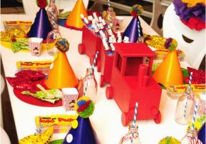 Clown Decorations for Birthday Party Kara 39 S Party Ideas Circus Clown Boy themed 2nd Birthday