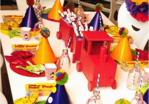 Clown Decorations for Birthday Party Kara 39 S Party Ideas Circus Clown Boy themed 2nd Birthday