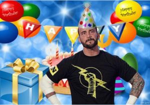 Cm Punk Birthday Card Cm Punk 39 S Birthday Celebration Happybday to