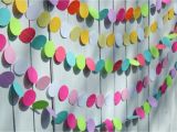 Color Paper Decorations Birthday Birthday Party Decorations Paper Garland Party Decoration