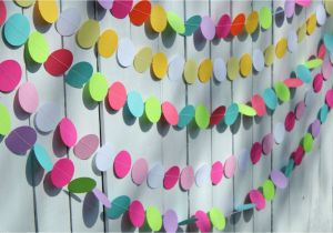 Color Paper Decorations Birthday Birthday Party Decorations Paper Garland Party Decoration