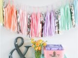 Color Paper Decorations Birthday Patterned Paper Tassel Garland Colored Paper Tassel