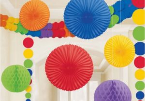Color Paper Decorations Birthday Wabenball Girlanden Facher Lampion Deko Set Honeycomb Ball
