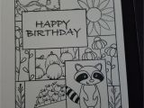 Color Your Own Birthday Card Color Your Own Birthday Card