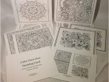 Color Your Own Birthday Card Color Your Own Greeting Cards Set 5