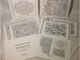Color Your Own Birthday Card Color Your Own Greeting Cards Set 5