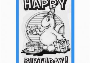 Color Your Own Birthday Card Free Coloring Pages Color Your Own Birthday Card Zazzle