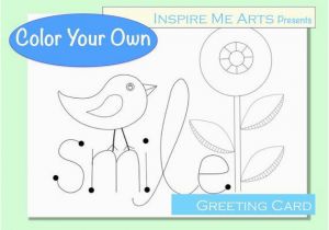 Color Your Own Birthday Card Pinterest Discover and Save Creative Ideas