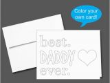 Color Your Own Birthday Card Printable Color Your Own Birthday Card or Father 39 S Day