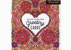 Color Your Own Birthday Cards Color Your Own Greeting Cards Set Home and Garden How to