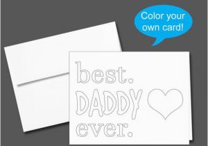 Color Your Own Birthday Cards Printable Color Your Own Birthday Card or Father 39 S Day