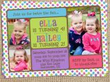 Combined Birthday Party Invitation Wording Joint Birthday Party Invitation Wording