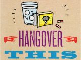 Comical Birthday Cards Avoid Getting A Hangover Funny Birthday Card Cards