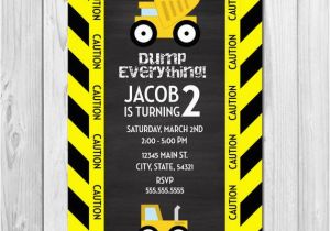 Construction Birthday Invitations Free Printable Construction Birthday Party Invitation Chalkboard Diy