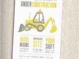 Construction Birthday Invitations Free Printable Construction Birthday Party Invitation with Matching Thank