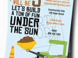 Construction Birthday Invitations Free Printable Construction Truck Invitations Printable Boys by