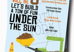 Construction Birthday Invitations Free Printable Construction Truck Invitations Printable Boys by