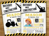 Construction Birthday Party Invites Construction Birthday Party Invitation Invite Personalized