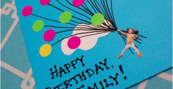 Construction Paper Birthday Card Ideas Easy Balloon Birthday Card Inner Child Fun