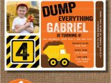 Construction theme Birthday Invitations In the Dirt Boys Construction Party B Lovely events