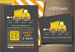 Construction themed Birthday Party Invitations 100 Best Images About Caterpillar themed Birthday Party On