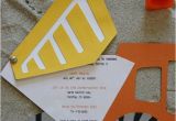 Construction themed Birthday Party Invitations Construction Party Ideas Supplies Shindigs Com Au