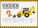 Construction themed Birthday Party Invitations Construction themed Birthday Party Free Printables