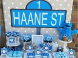 Cookie Monster 1st Birthday Decorations Cookie Monster First Birthday Little Wish Parties
