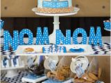 Cookie Monster Birthday Party Decorations A Boy 39 S Cookie Monster Birthday Party Spaceships and