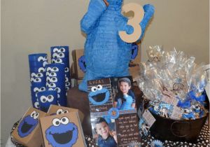 Cookie Monster Birthday Party Decorations Cookie Monster Birthday Party Ideas Photo 1 Of 29