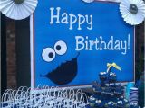 Cookie Monster Birthday Party Decorations Cookie Monster Birthday Party Ideas Photo 8 Of 12