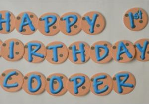 Cookie Monster Happy Birthday Banner Cookie Monster 1st Birthday Banner Party Decoration Sesame