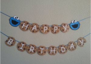 Cookie Monster Happy Birthday Banner Cookie Monster Happy Birthday Banner or Its A Boy or Its A