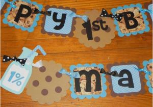 Cookie Monster Happy Birthday Banner Items Similar to Cookie Monster Milk and Cookies Birthday